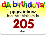 My birthday badge