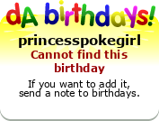 My birthday badge