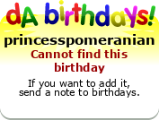 My birthday badge