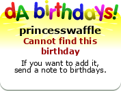 My birthday badge