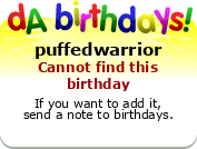 My birthday badge
