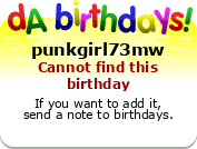 My birthday badge