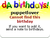 My birthday badge
