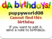 My birthday badge