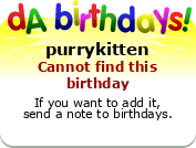 My birthday badge