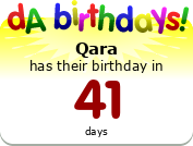 My birthday badge