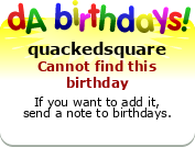 My birthday badge