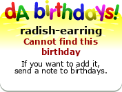My birthday badge