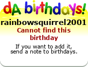 My birthday badge