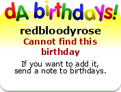 My birthday badge