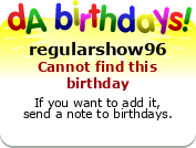 My birthday badge