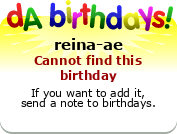 My birthday badge