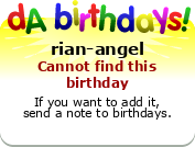 My birthday badge