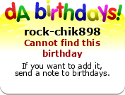 My birthday badge