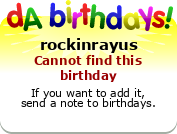 My birthday badge