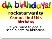 My birthday badge