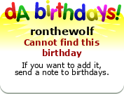 My birthday badge