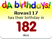 My birthday badge
