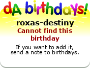 My birthday badge