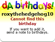 My birthday badge