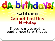 My birthday badge