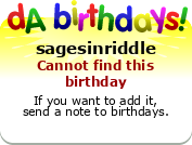 My birthday badge