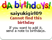 My birthday badge