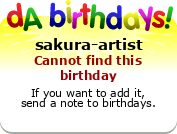My birthday badge