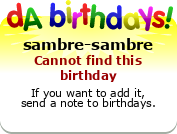My birthday badge