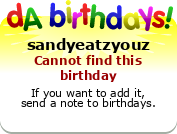 My birthday badge