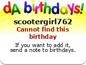 My birthday badge
