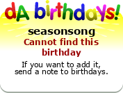 My birthday badge