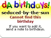 My birthday badge