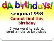 My birthday badge