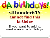 My birthday badge