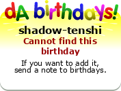 My birthday badge