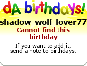 My birthday badge
