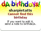 My birthday badge