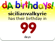 My birthday badge