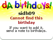 My birthday badge