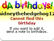 My birthday badge