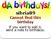 My birthday badge