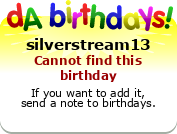 My birthday badge