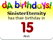 My birthday badge