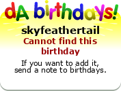 My birthday badge