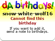 My birthday badge