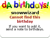 My birthday badge