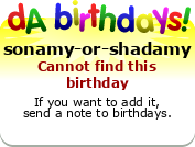 My birthday badge
