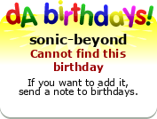 My birthday badge