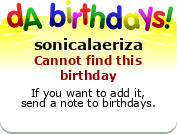 My birthday badge